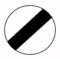 National speed limits apply