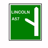 Motorway sign